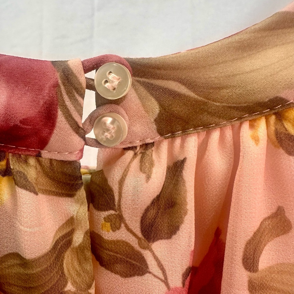 New York & Company Floral Pink Dress - Picture 6 of 7